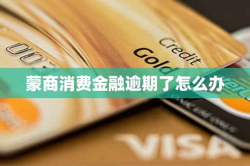 蒙商消费金融逾期了怎么办(图1)